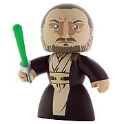 Star Wars Mighty Muggs Qui-Gon Jinn Vinyl Figure, NM